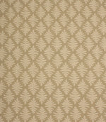 Ashleaf woven foliage fabric in Almond with small-scale botanical pattern.