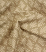 Draped Ashleaf Almond foliage fabric suitable for curtains, blinds and cushions.
