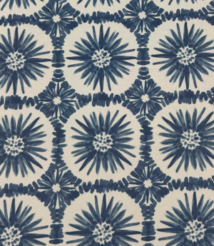 Atlantic Flower Outdoor Fabric / Indigo