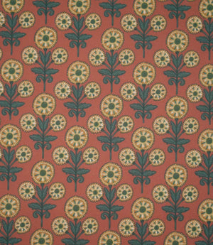 Autumn Sunflower Outdoor Fabric / Terracotta