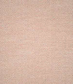 Bampton Chestnut herringbone fabric shown flat, displaying the full repeating chestnut orange and off-white chevron design and textured woven finish.