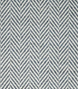 Bampton Ink herringbone fabric close-up, showing a dark navy blue and off-white woven chevron pattern with a clearly defined textured finish.