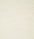 Bampton Jasmine herringbone fabric close-up, showing the soft cream woven surface with subtle natural flecks and a tonal chevron texture.