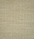 Bampton Matcha herringbone fabric close-up, showing the textured olive green and off-white woven chevron pattern with visible yarn detail.