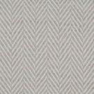 Close-up of Bampton Elephant Grey woven herringbone upholstery fabric featuring a classic chevron pattern in soft elephant grey and ivory with a textured finish.