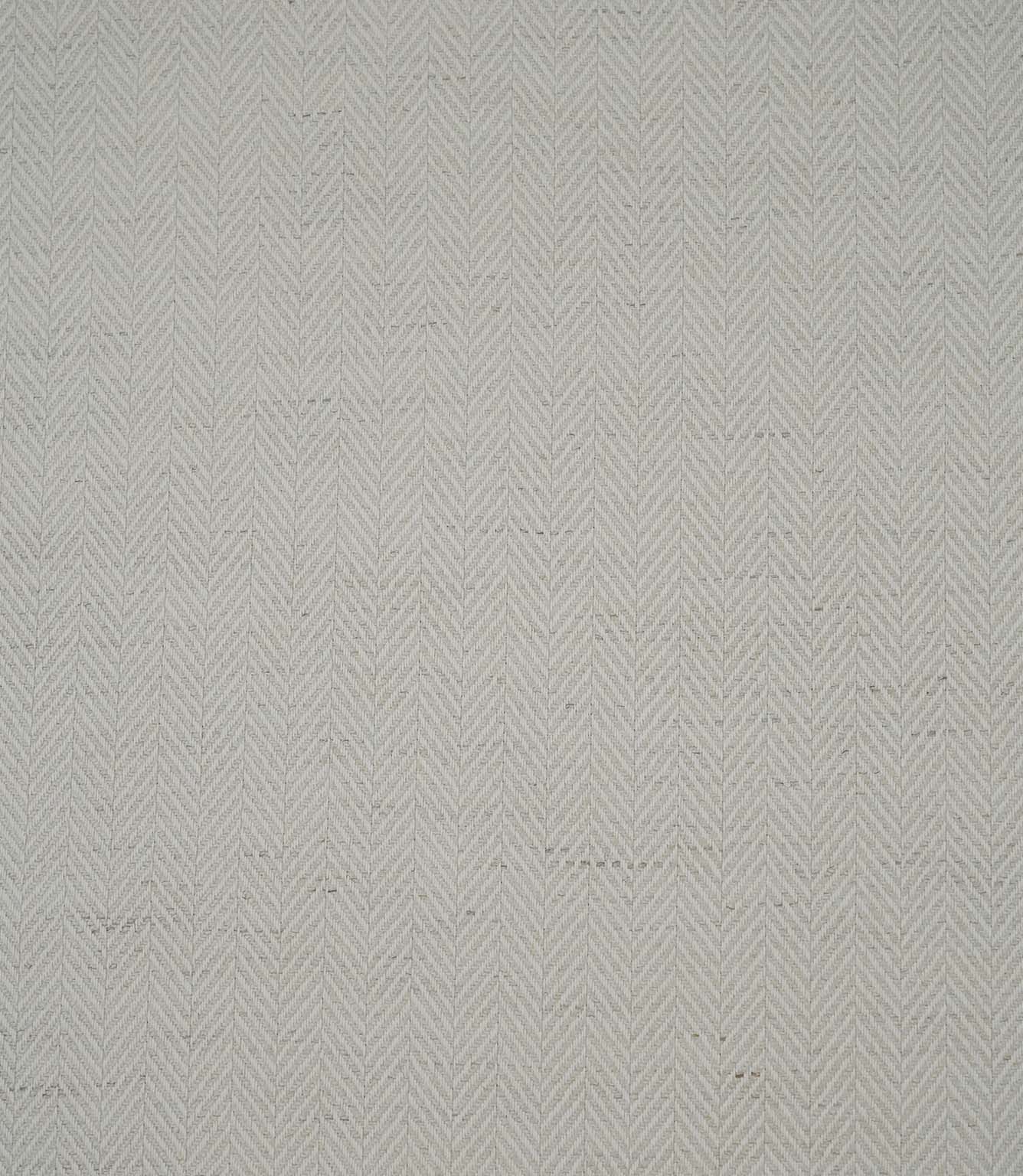 Full width view of Bampton Jasmine woven herringbone fabric with a classic repeating pattern.