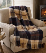 Bannochbane Navy Throw