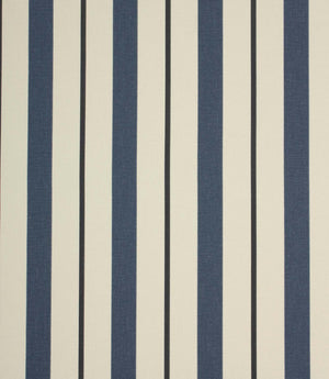 Bayford Stripe Fabric / Navy