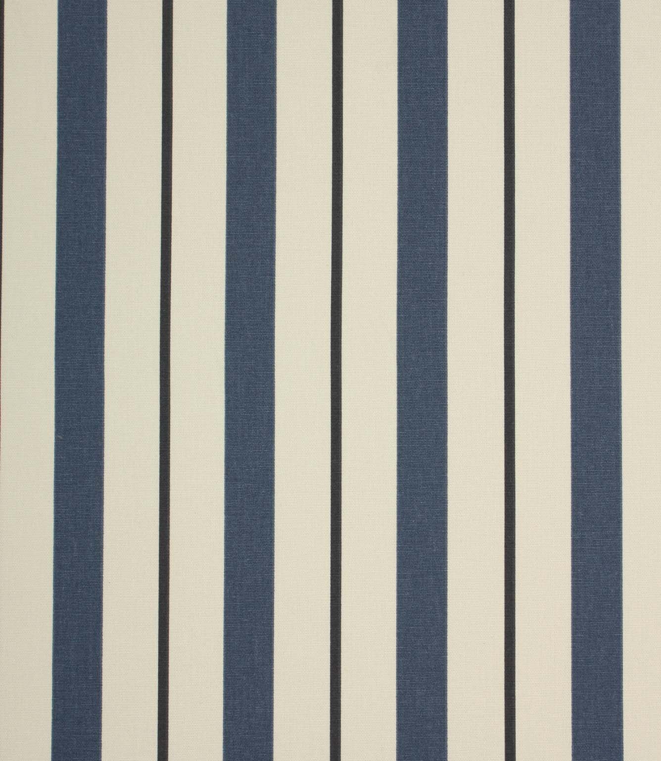 Bayford Stripe Fabric / Navy