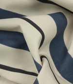 Bayford Stripe Fabric / Navy