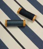 Bayford Stripe Fabric / Navy