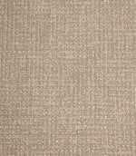 Bellmere Stone upholstery fire retardant fabric featuring a textured boucle weave with a soft velour-like feel in a warm neutral stone shade.