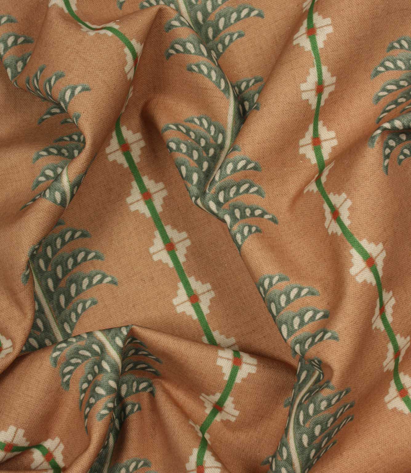Boho Trail Fabric_Rust