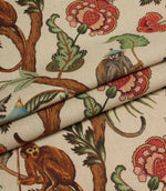 Botanical Monkey Fabric / Multi