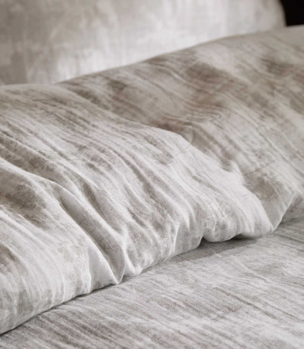 Braeflower Reversible Muslin Duvet Cover Set Natural