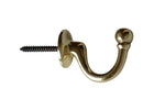 Brass Tieback Hooks