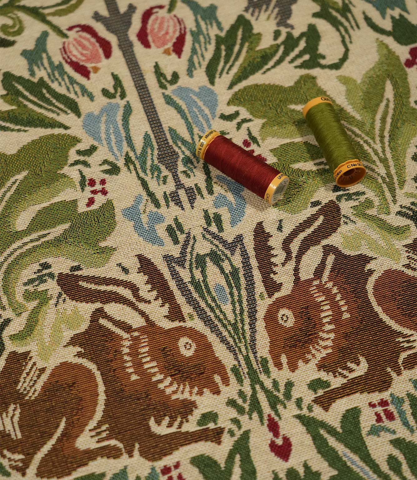 Brer Rabbit Tapestry Fabric / Multi