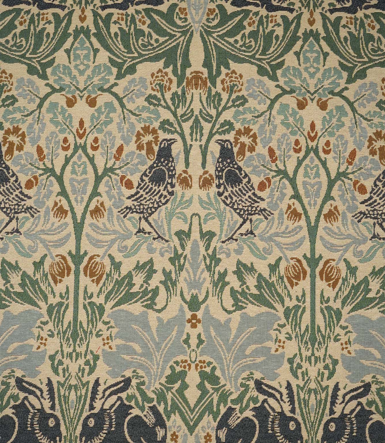 Brer Rabbit Tapestry Fabric / Seafoam
