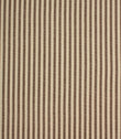 Broadway Stripe Mocha woven striped upholstery fabric featuring classic mocha brown vertical stripes on a natural cream background.