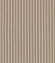 Brookhaven Rockport striped fabric with charcoal grey, taupe and cream vertical stripes, complemented by delicate dotted detailing and a textured appearance.