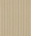 Brookhaven Willow striped fabric featuring soft olive, sage and forest green vertical stripes with dotted detailing on a natural cream woven-look background.