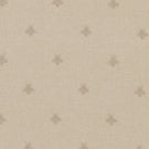 Bumblebee Linen embroidered fabric featuring subtle beige bee motifs scattered across a natural linen-look background with a fine woven texture.