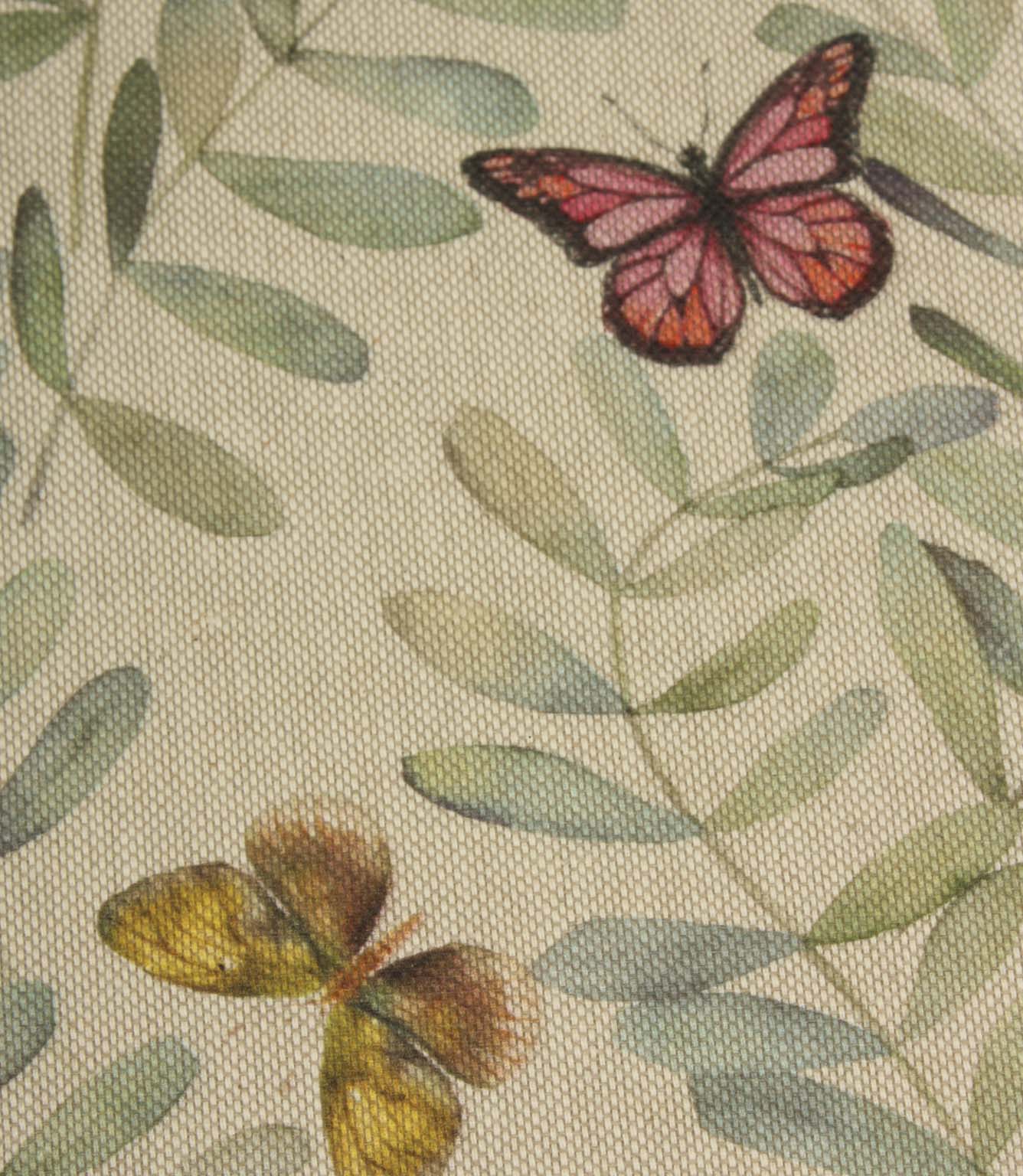 Butterfly Grove Fabric / Eucalyptus