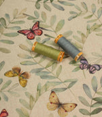 Butterfly Grove Fabric / Eucalyptus