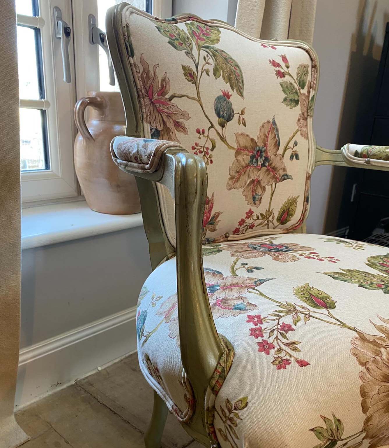 Camberly Fabric / Blush / Linen