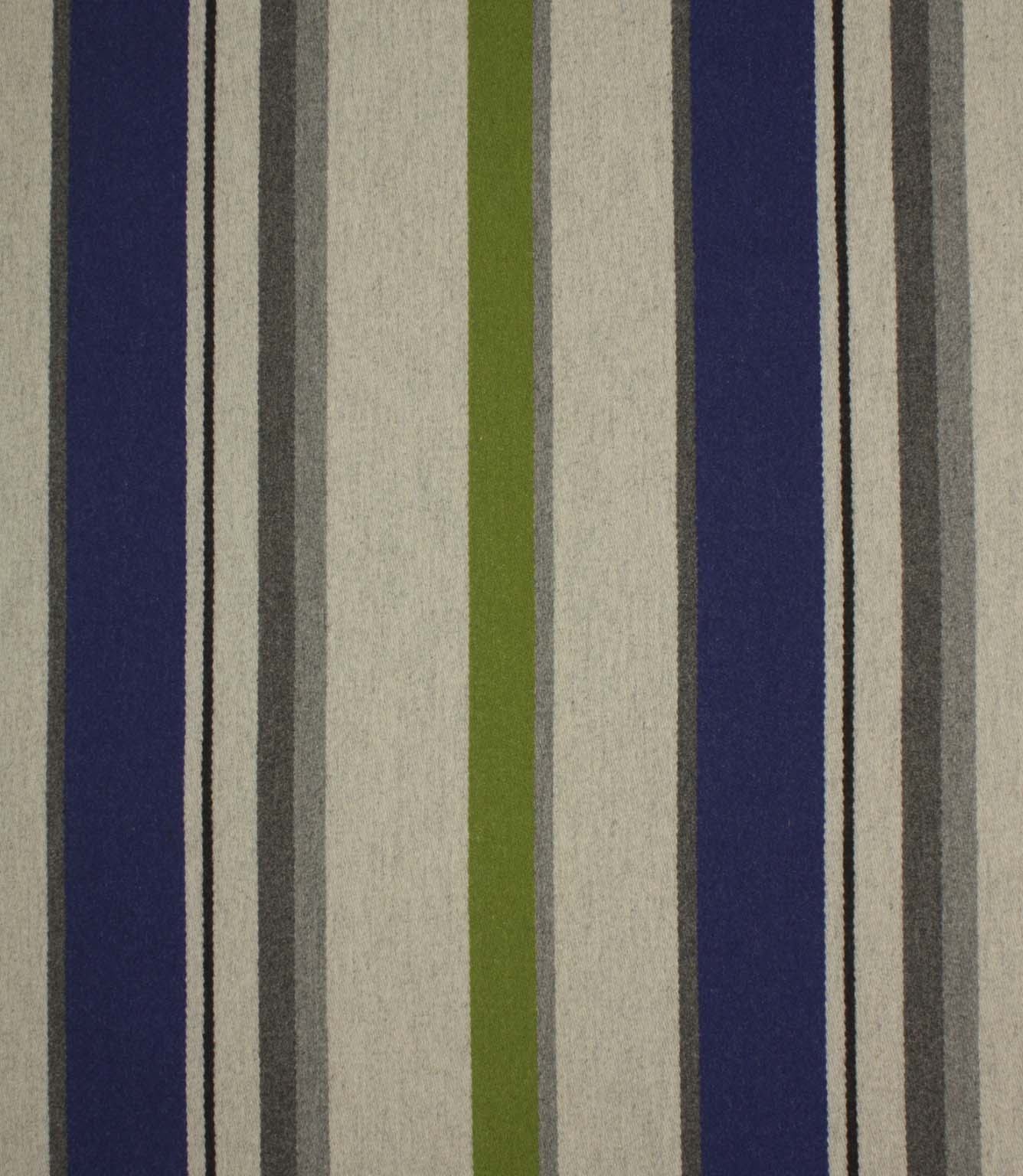 Castello Wool Fabric / Green / Blue | Just Fabrics 