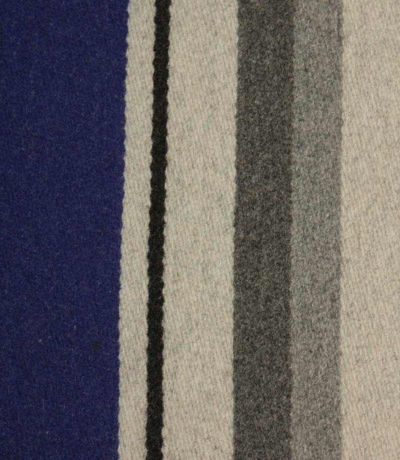 Castello Wool Fabric / Green / Blue | Just Fabrics 