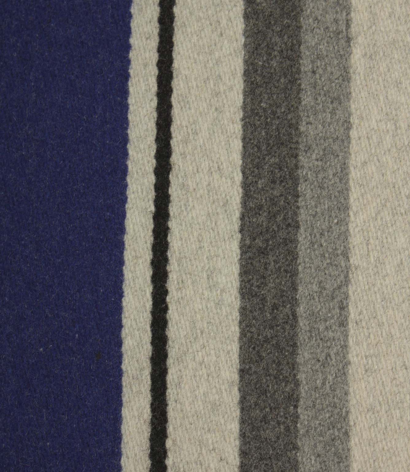 Castello Wool Fabric / Green / Blue | Just Fabrics 