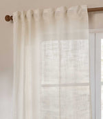 Cirrus Voile Pearl Tab Top Sheer Curtain Panel