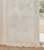 Cirrus Voile Pearl Tab Top Sheer Curtain Panel