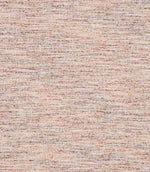 Close-up of woven upholstery fabric with a softly textured surface, featuring a blend of warm beige, rust and muted grey tones in a subtle horizontal weave.