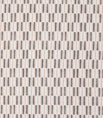 Close-up of textured woven upholstery fabric showing a repeating check design in muted grey tones, suitable for curtains, blinds, cushions and light upholstery.