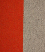 Como Wool Fabric / Grey / Orange | Just Fabrics