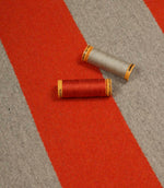 Como Wool Fabric / Grey / Orange | Just Fabrics