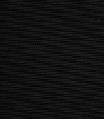 Black plain weave fabric with a fine, tightly woven texture shown in close-up detail.