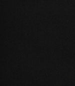 Deep black upholstery fabric with a subtle texture and consistent, even finish.