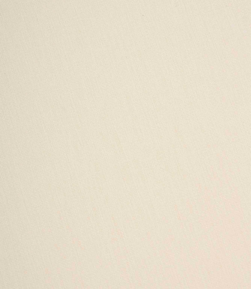 Soft ivory upholstery fabric with a subtle woven texture and consistent, neutral tone.