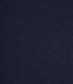 Dark navy plain weave fabric with a subtle horizontal texture and smooth, uniform finish.