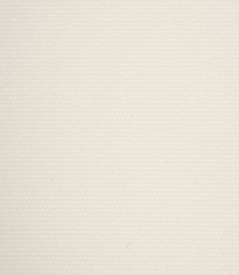 Light cream plain weave fabric with a delicate, even texture and understated horizontal grain.