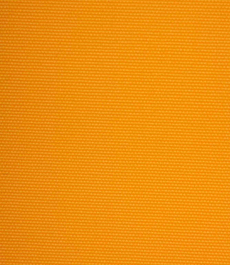 Bright orange plain weave fabric with a fine, even texture, shown in close-up detail.