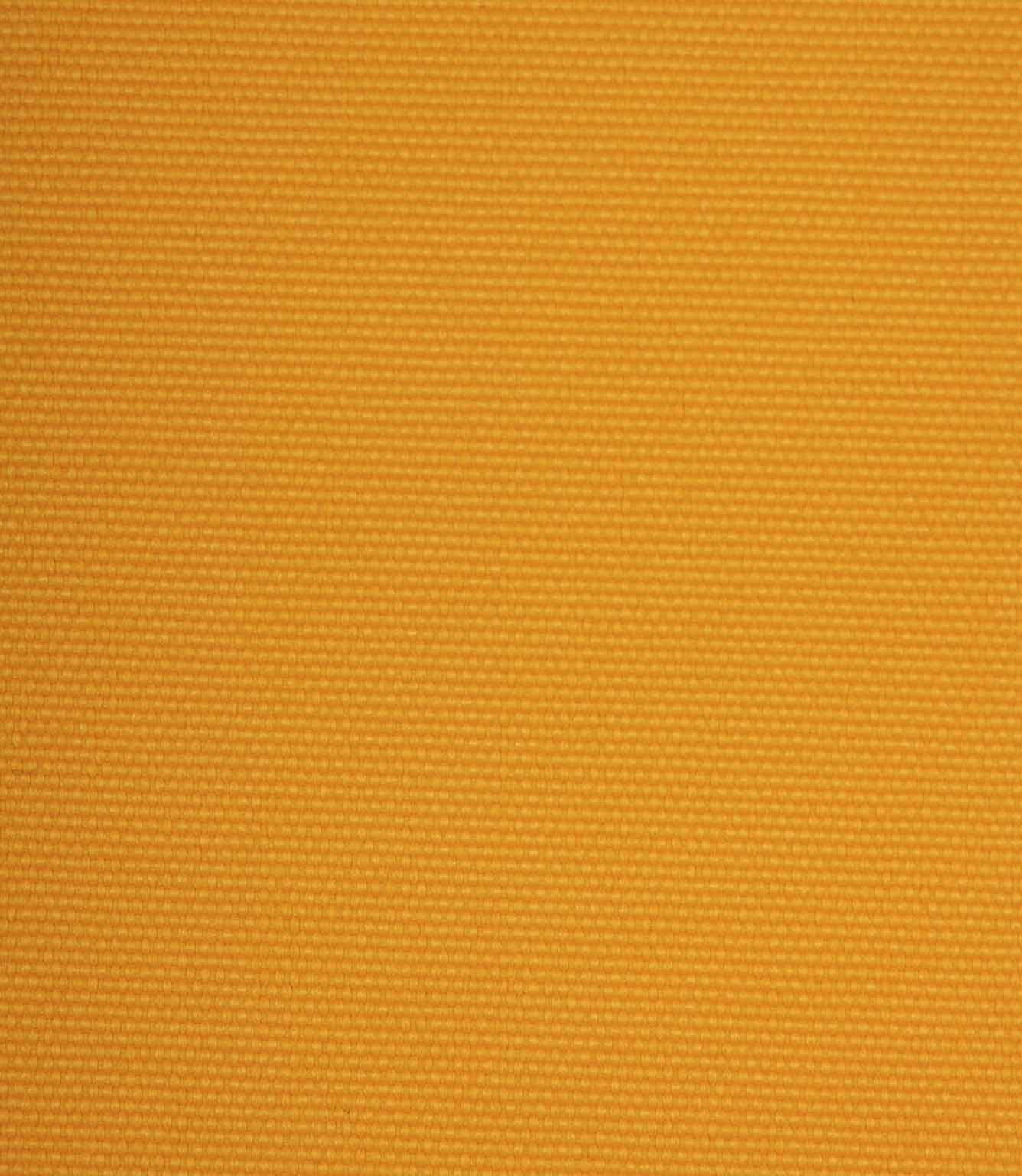 Bright orange plain weave fabric with a fine, even texture, shown in close-up detail.