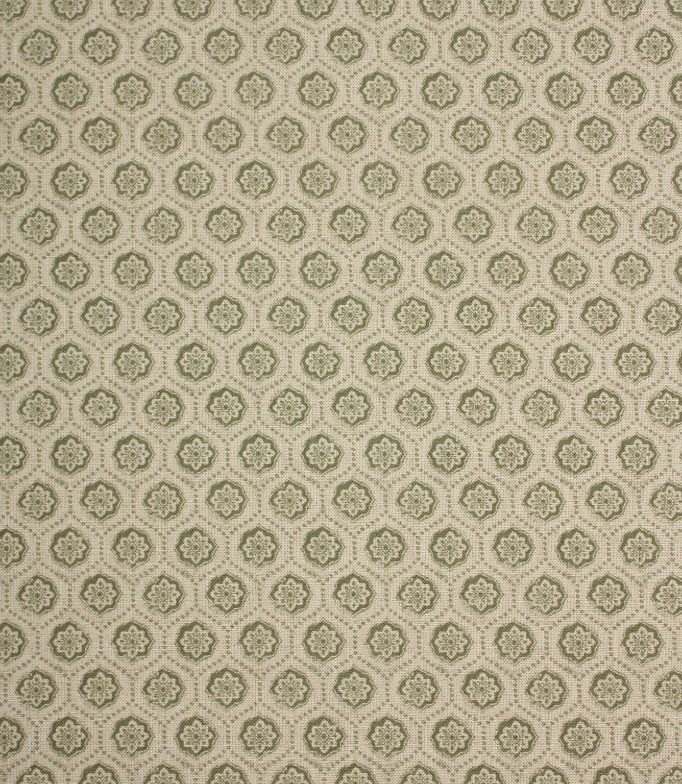 Cotswold Clover Fabric / Olive Green