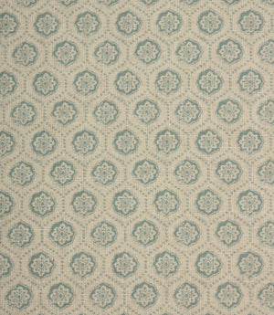Cotswold Clover Fabric / Steel Blue