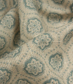 Cotswold Clover Fabric / Steel Blue