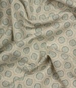 Cotswold Clover Fabric / Steel Blue