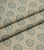 Cotswold Clover Fabric / Steel Blue